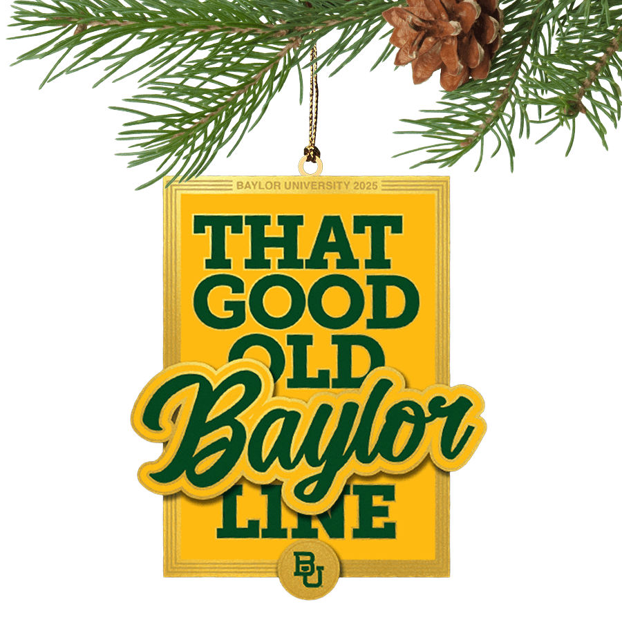 2025 That Good Old Baylor Line ornament